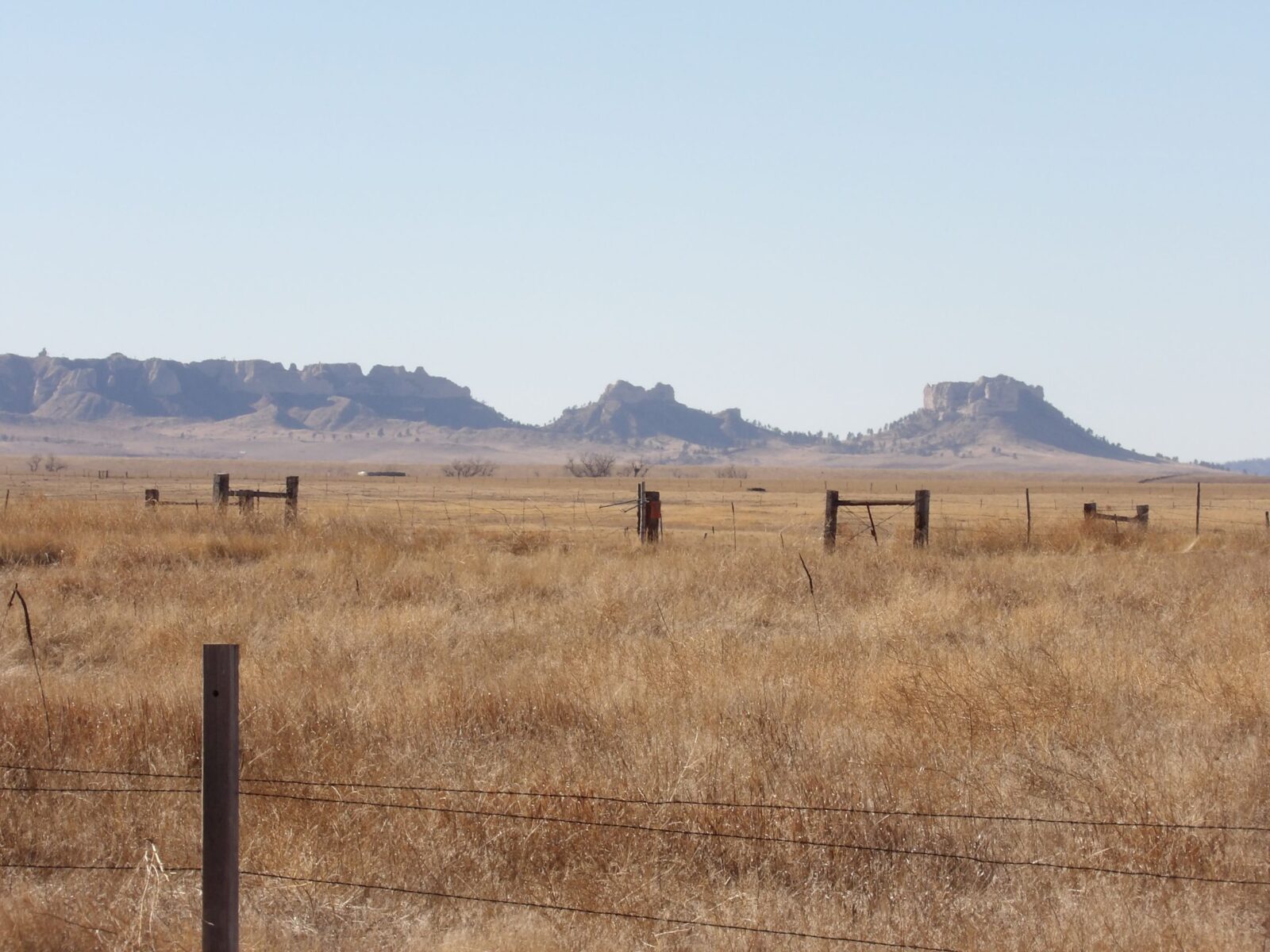 Nebraska acreage for sale with house near Whitney, Nebraska