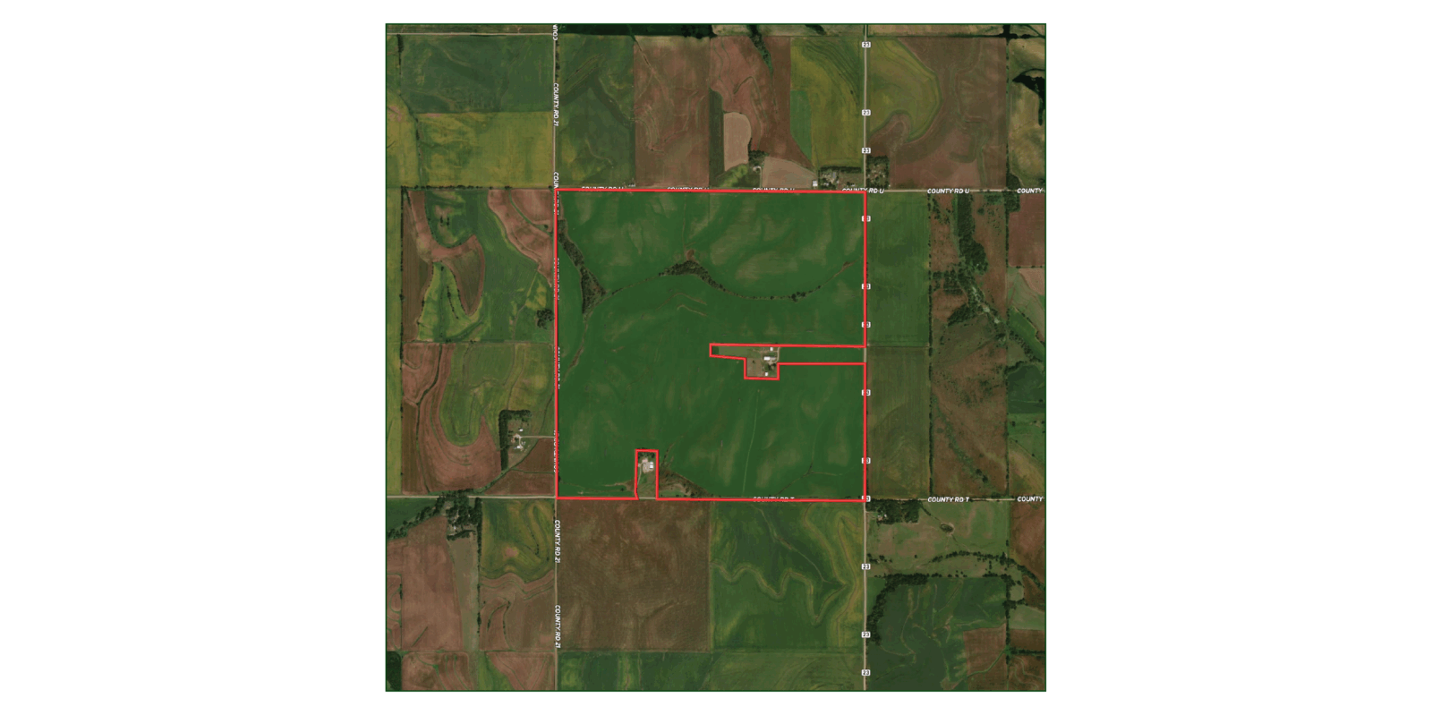 615 Acres, Burt County Farm