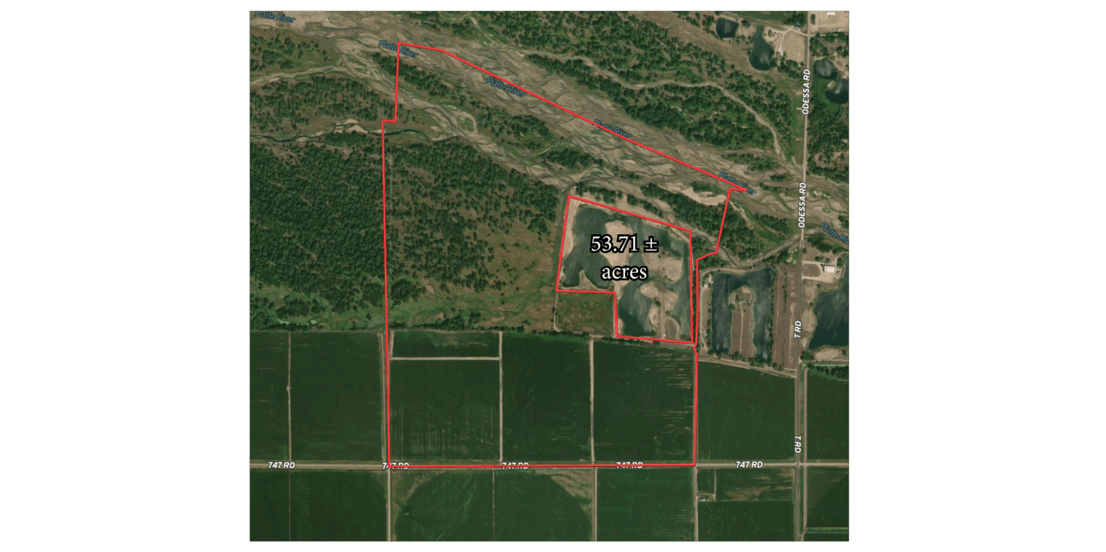 380 Acres, Platte River Recreational Accretion Sanctuary and Farm Land