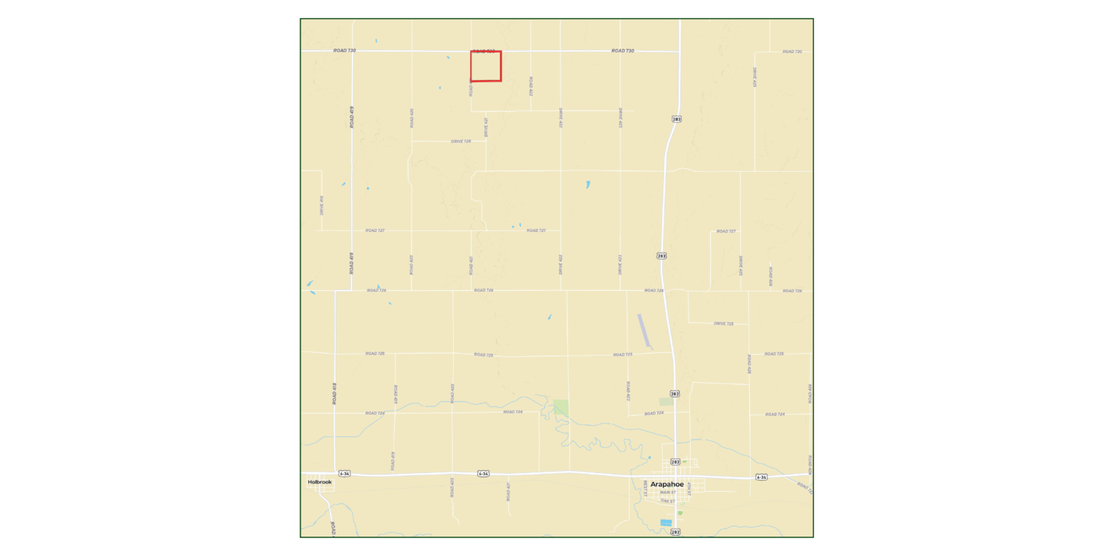 156 Acres, Gosper County Irrigated Farm