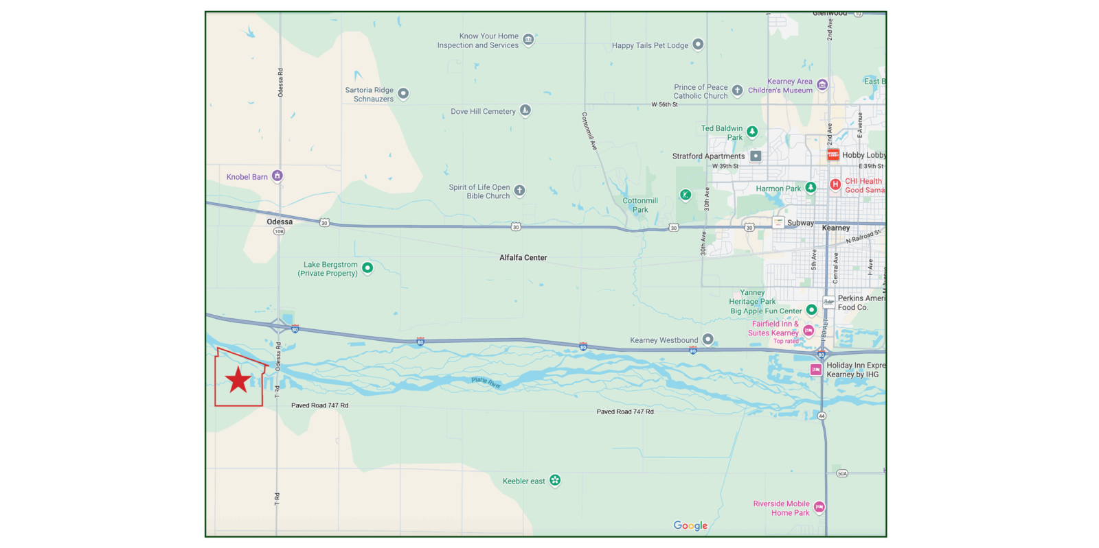 380 Acres, Platte River Recreational Accretion Sanctuary and Farm Land