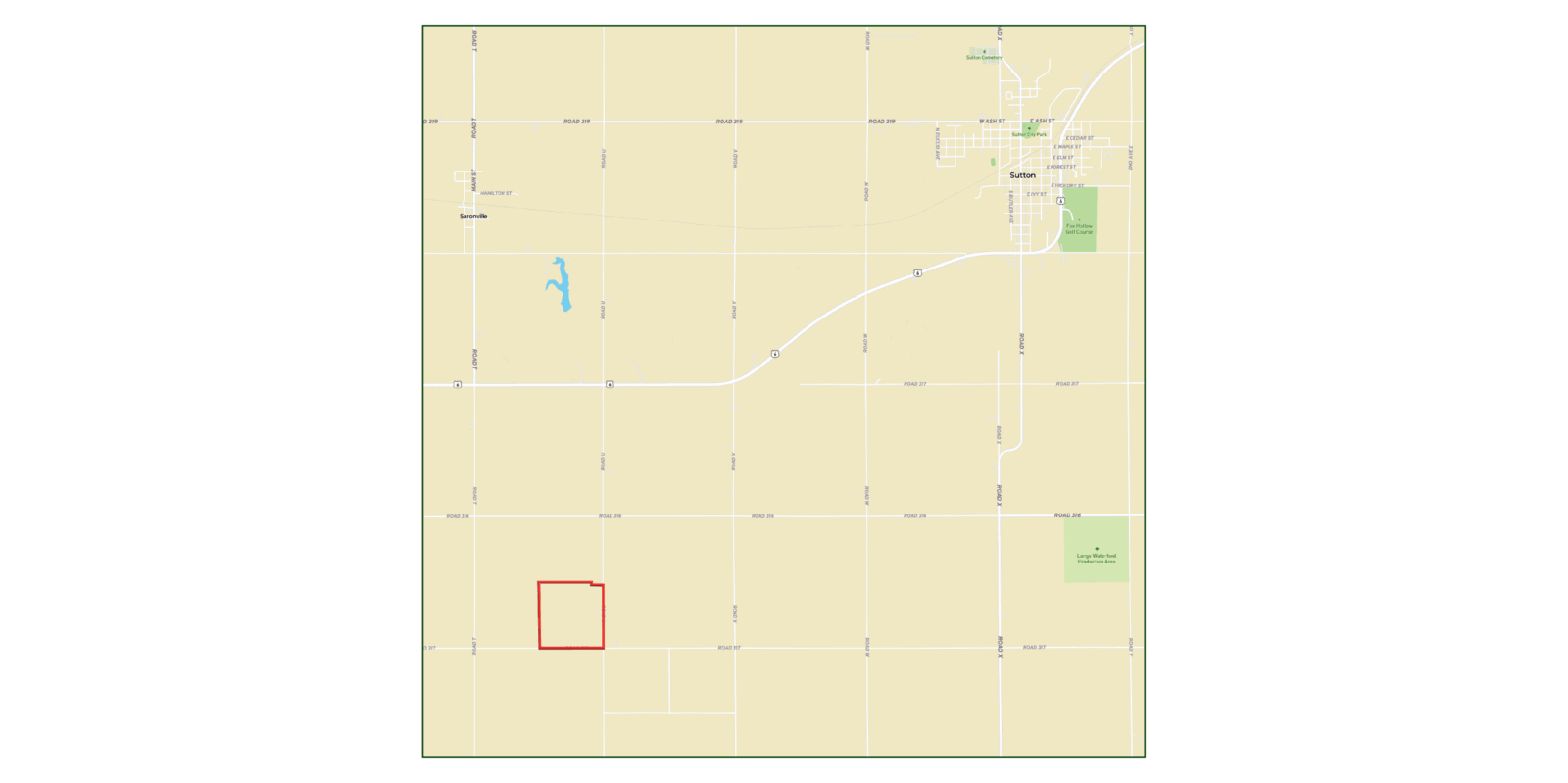 153 Acres, Clay County Pivot