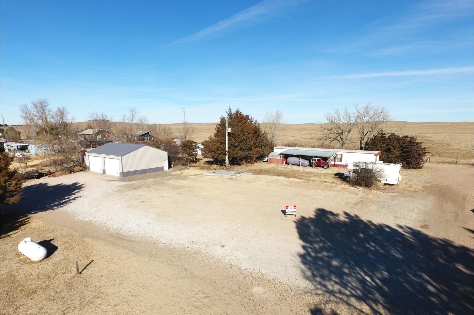 Lemoyne Nebraska shop and lot for sale Lake McConaughy