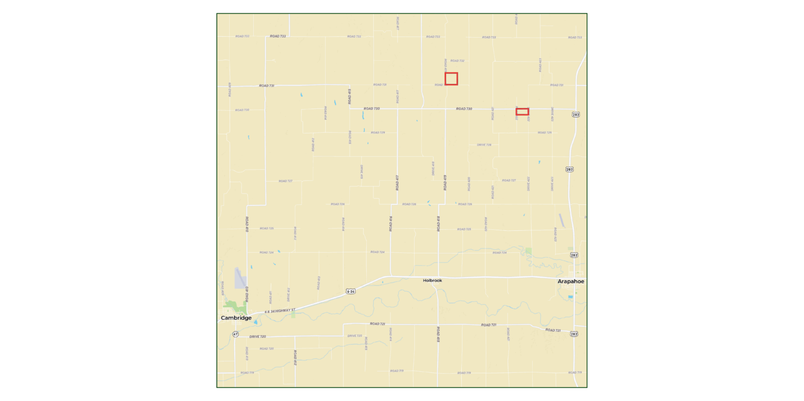 160 Acres, Gosper County Pivot Irrigated Parcel