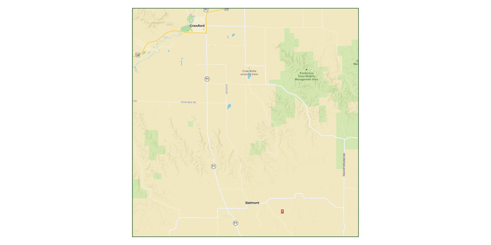 114 Oetken Rd., Crawford, NE