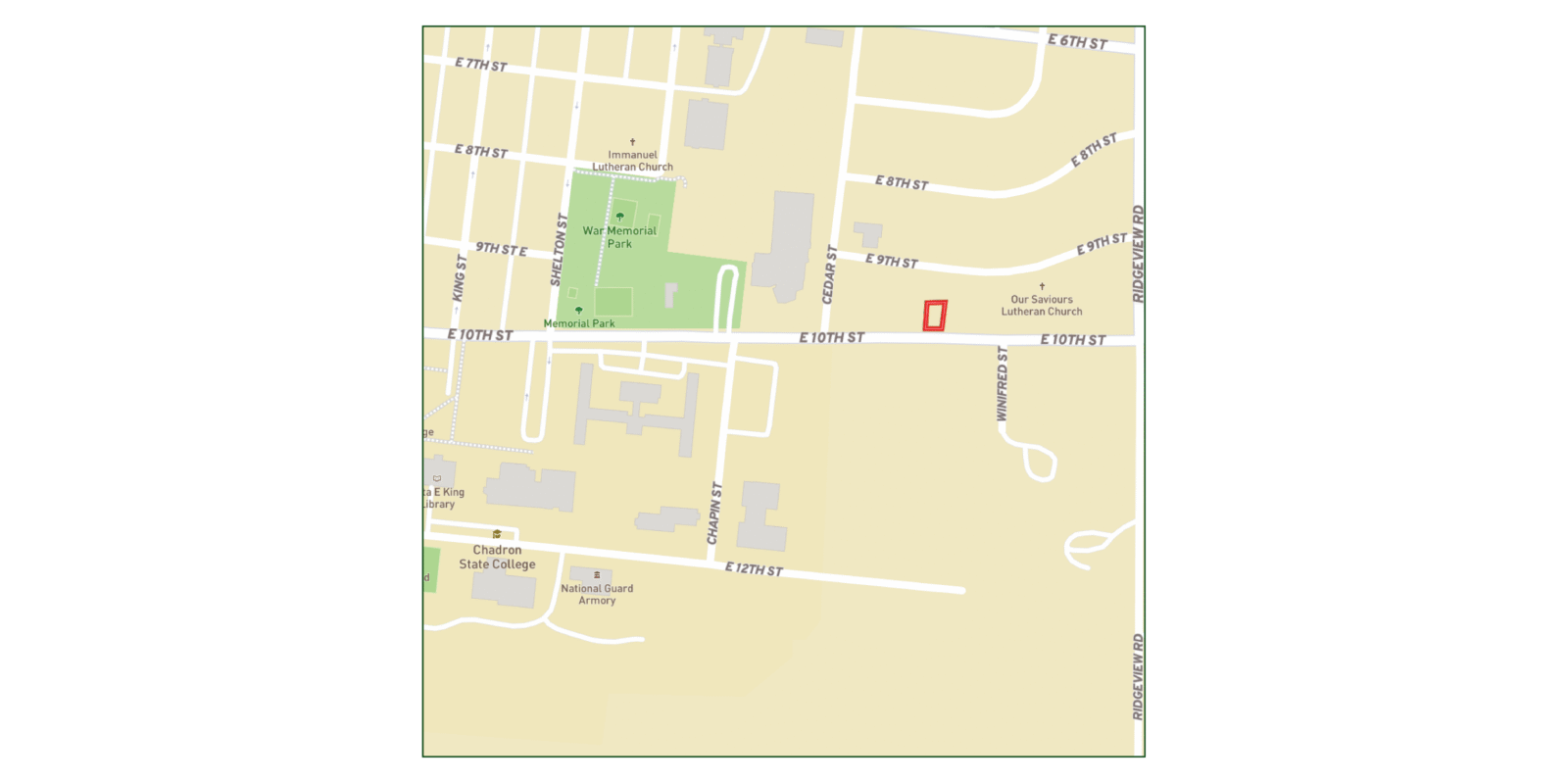 800 E. 10th St., Chadron, NE