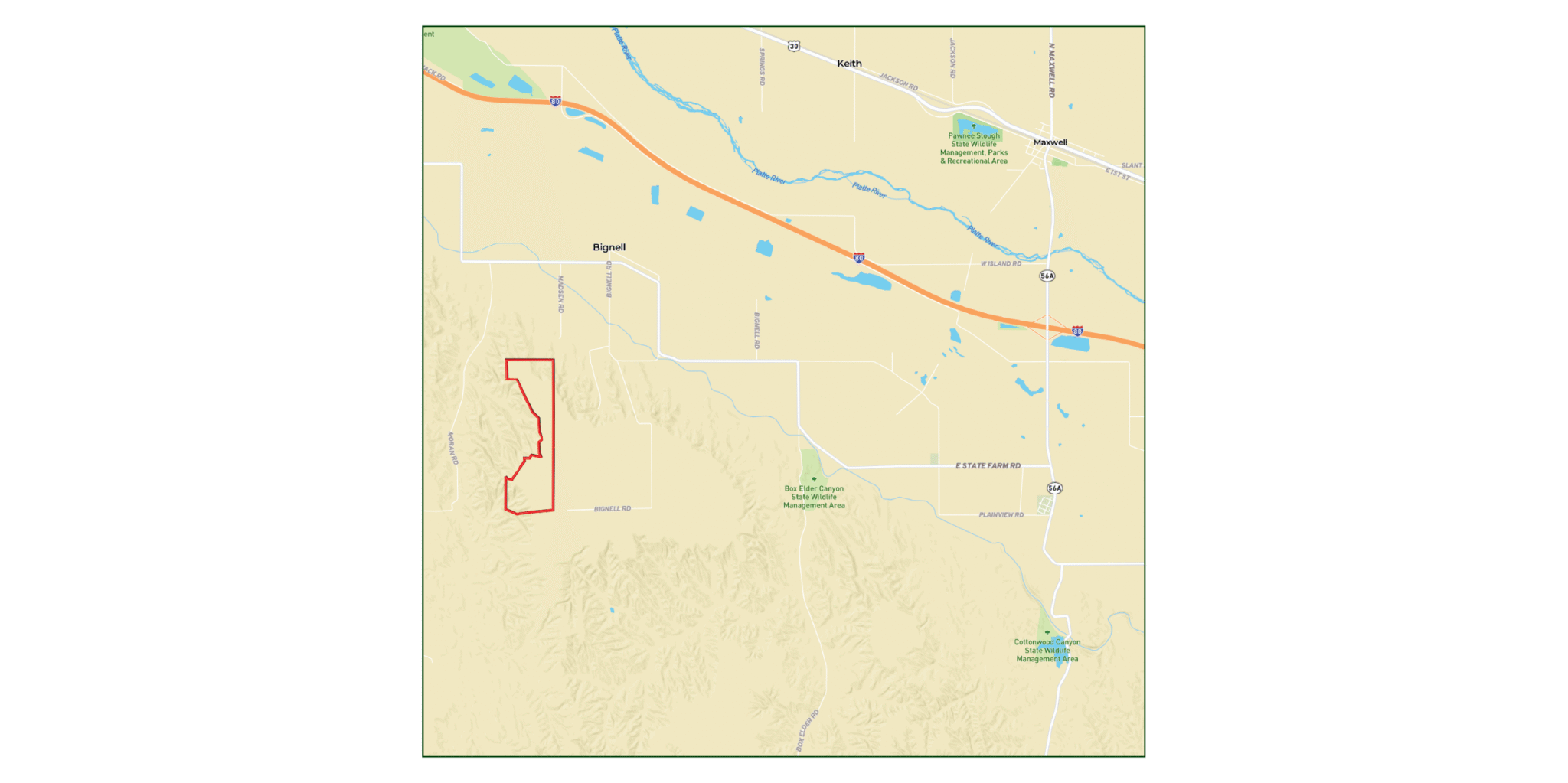 320 Acres, Lincoln County, Bignell Hill Farm and Recreation - Lashley Land