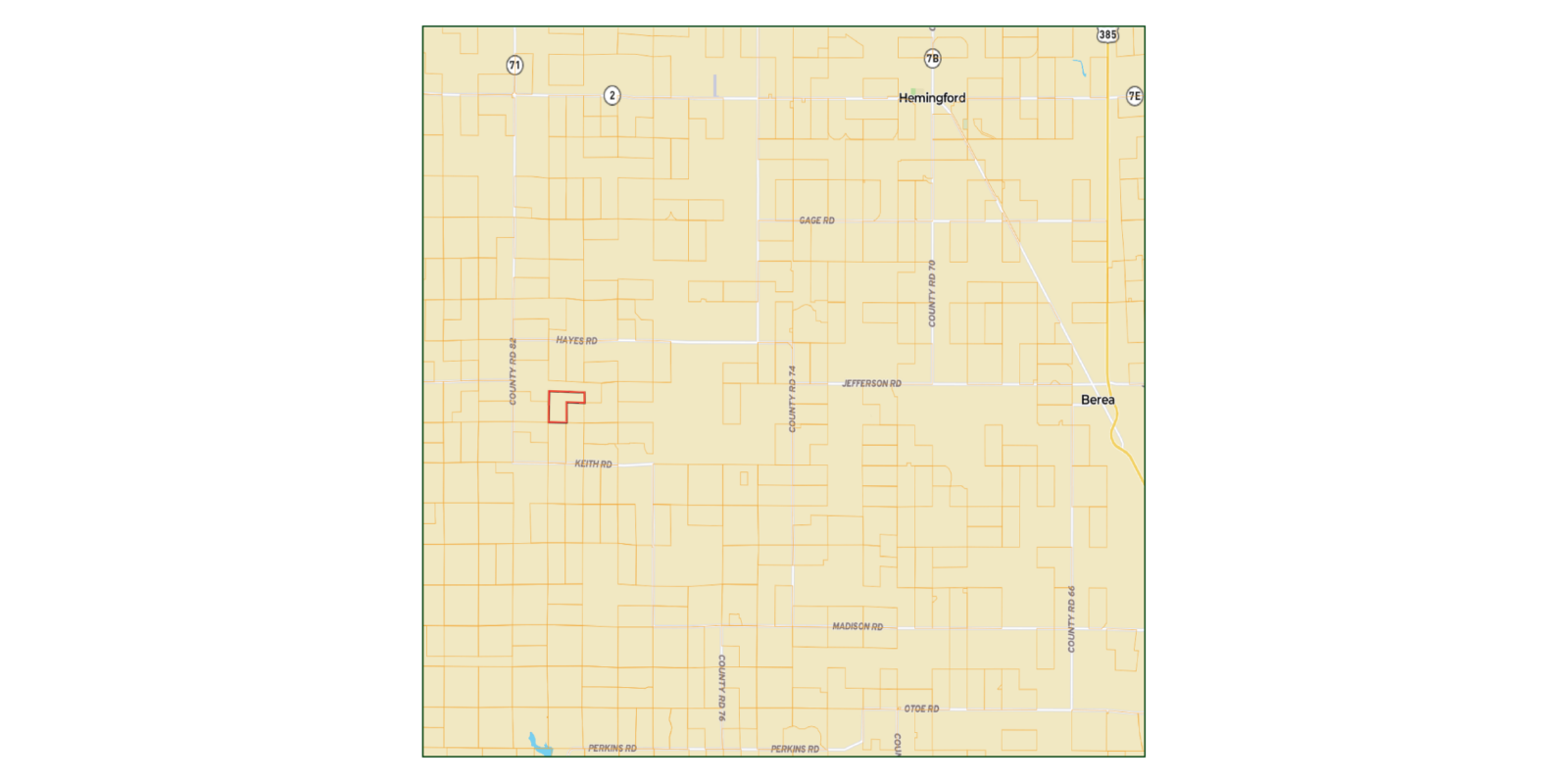 332 Acres, Box Butte County Half Section