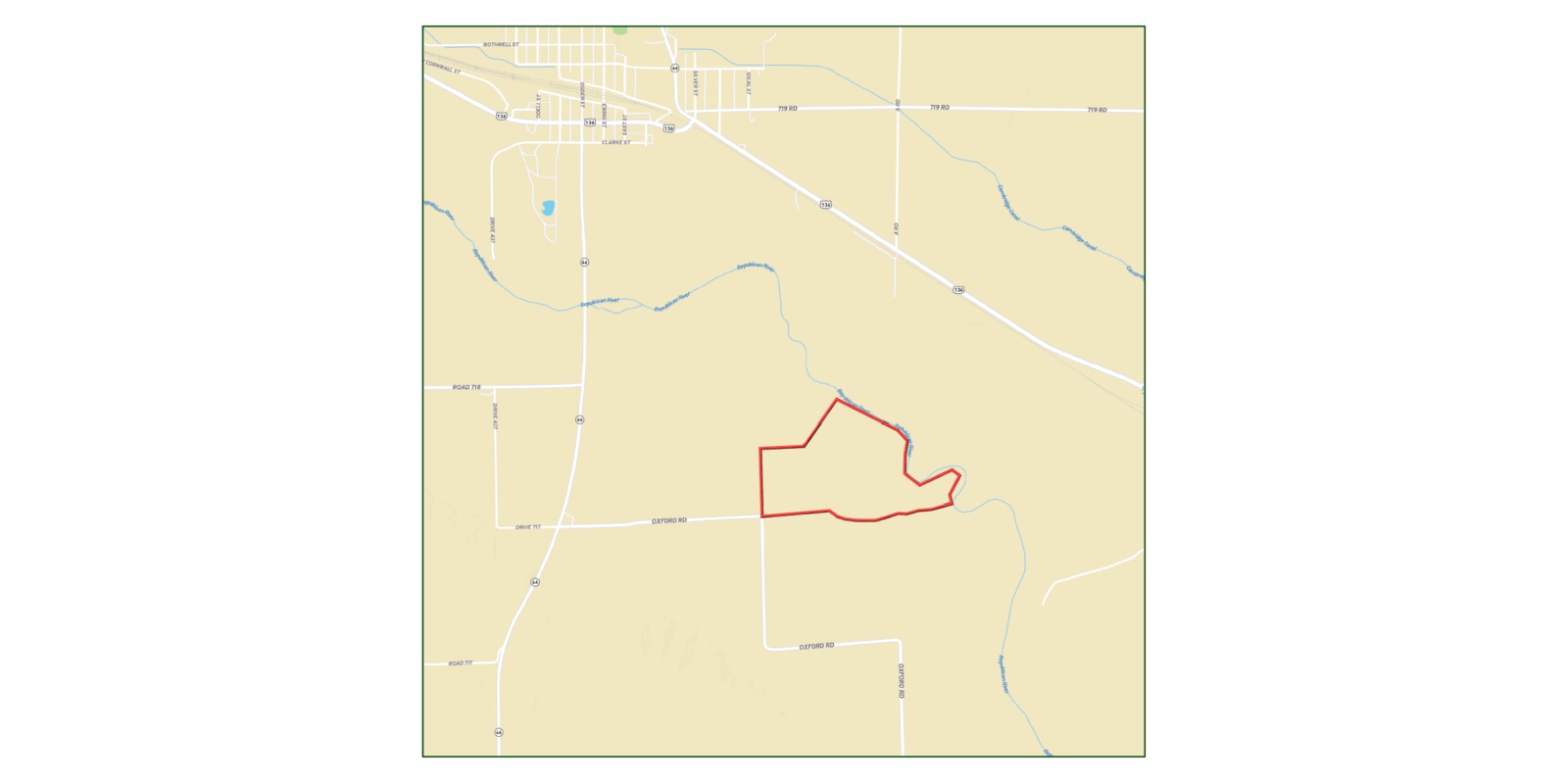 122 Acres, Harlan County Republican River Pivot