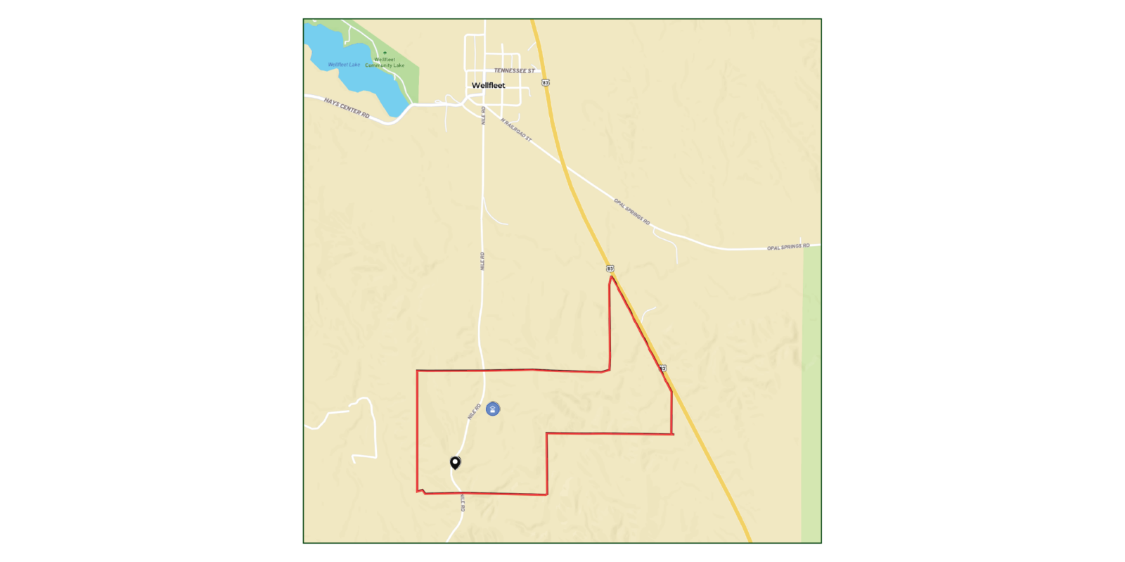 254 Acres, Lincoln County, Wellfleet Grazing and Hunting Ranch