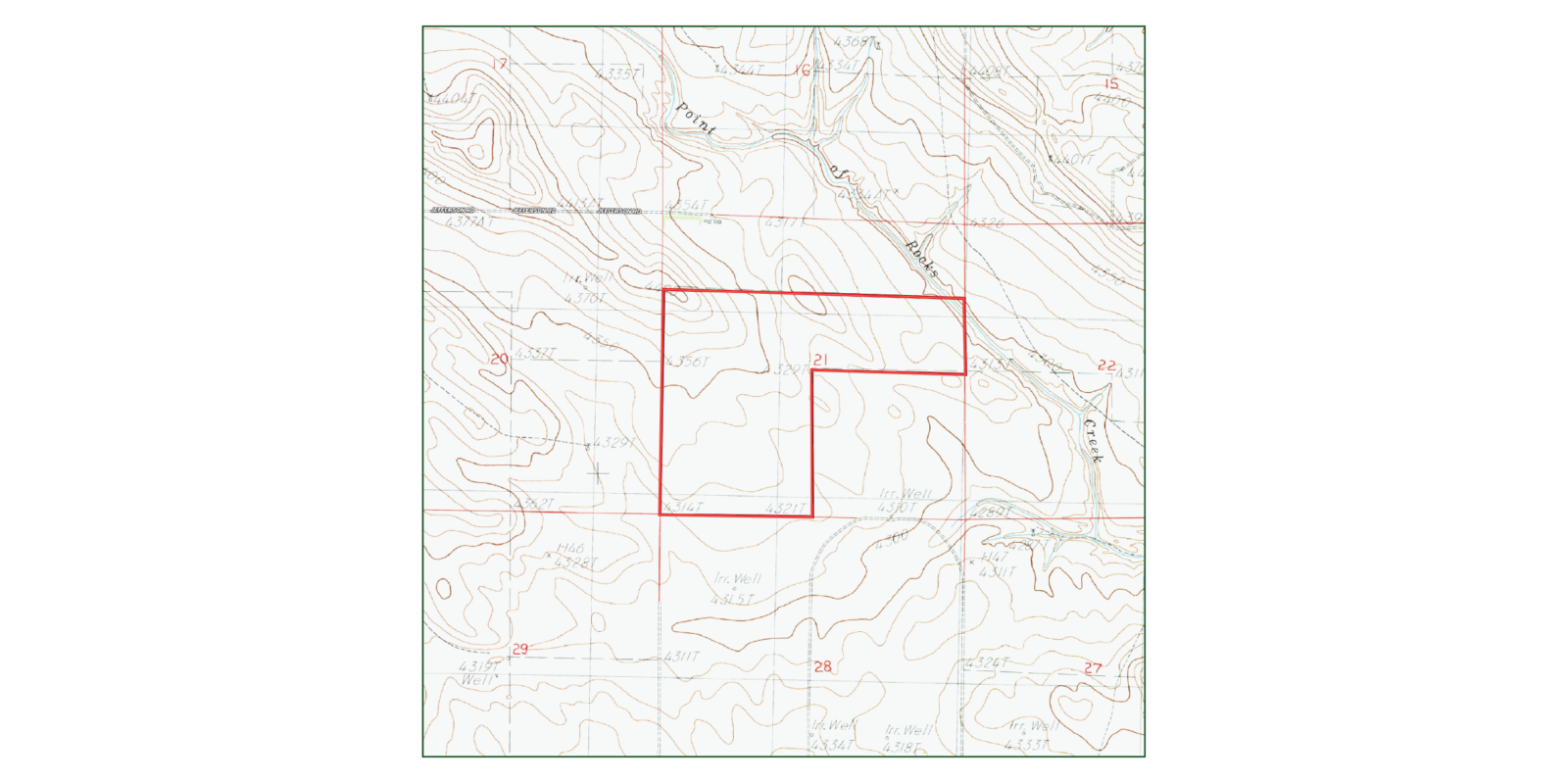 332 Acres, Box Butte County Half Section