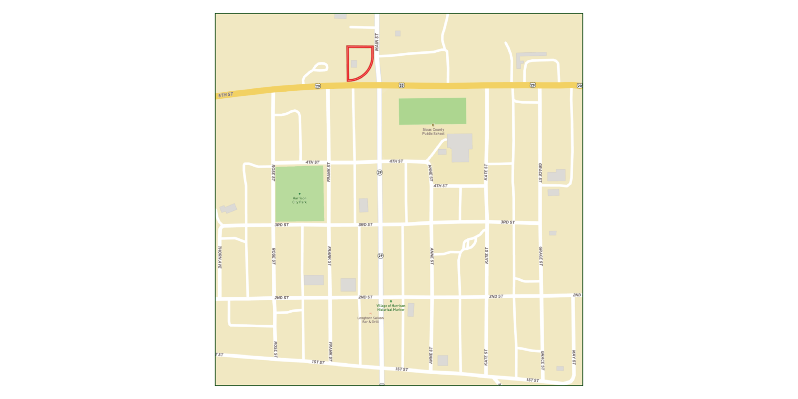 120 U.S. 20, Harrison, NE