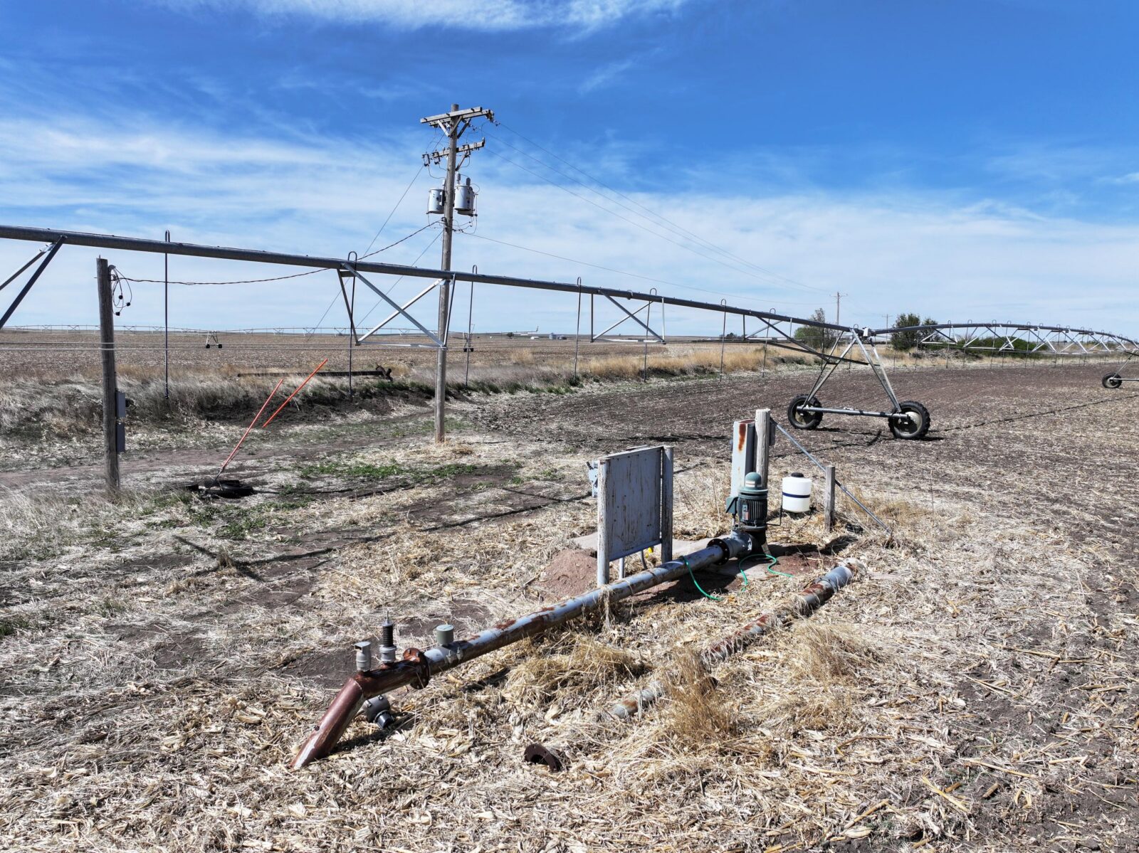 Big Springs, Nebraska pivot irrigated farm for sale