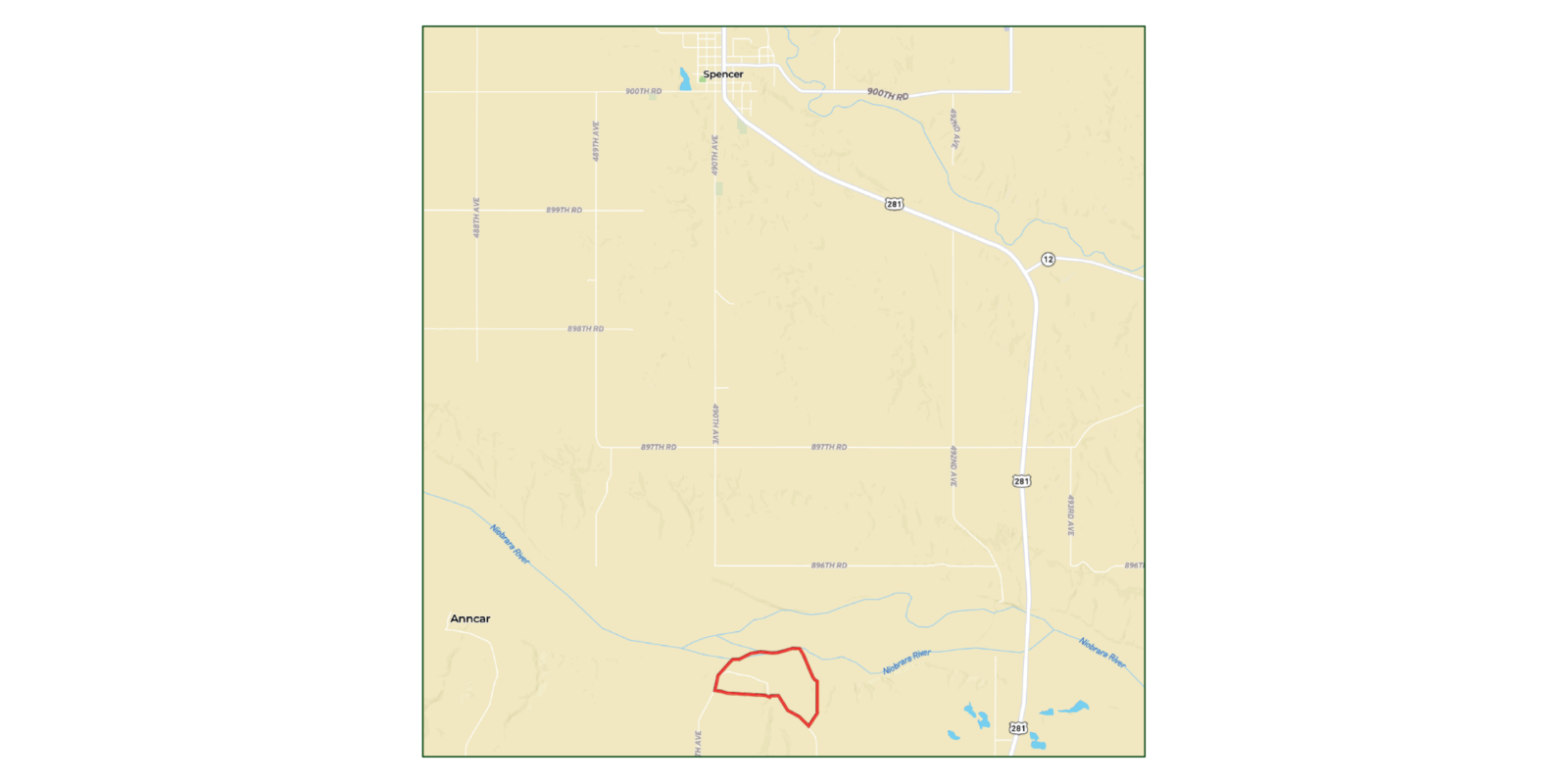 206 Acres, Holt County, Niobrara River Sportsmans Retreat